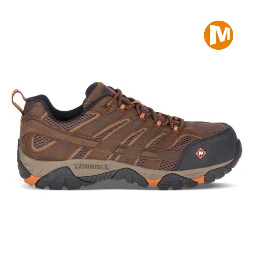 Merrell Moab Vertex Vent Comp Toe Sicherheitsschuhe Herren Braun [DE-VCDGB]